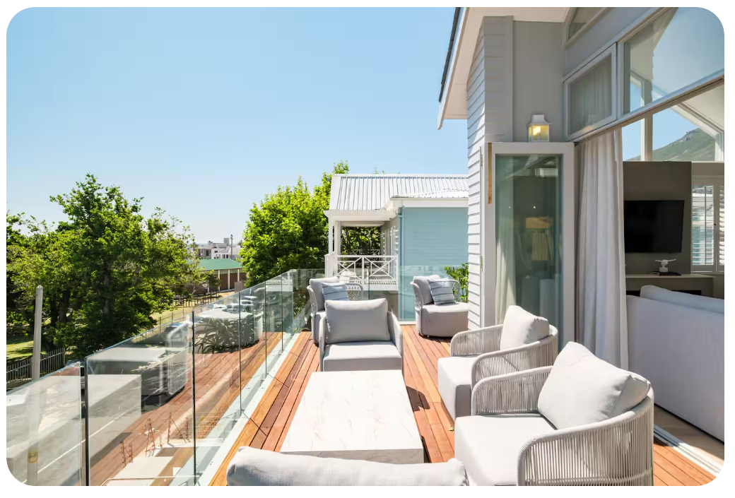 Terrace — inside the Cape Town villa at The Unbound Collective